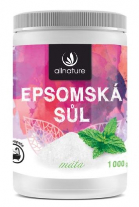 Epsomská sůl Máta 1000 g