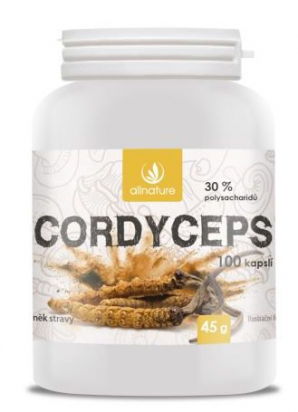 Cordyceps kapsle 100 kps.
