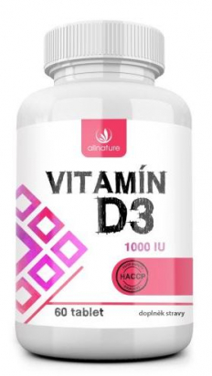 Vitamín D3 - 1000 IU - 60 tbl.