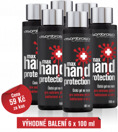 Max Hand Protection 100 ml, 6 kusů