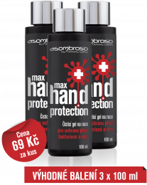 Max Hand Protection 100 ml, 3 kusy