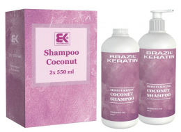 Moisturizing Coconut Shampoo 2 x 550 ml